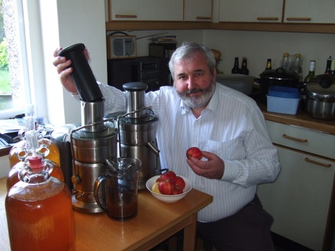 Nevin Stewart with Juice and Strain